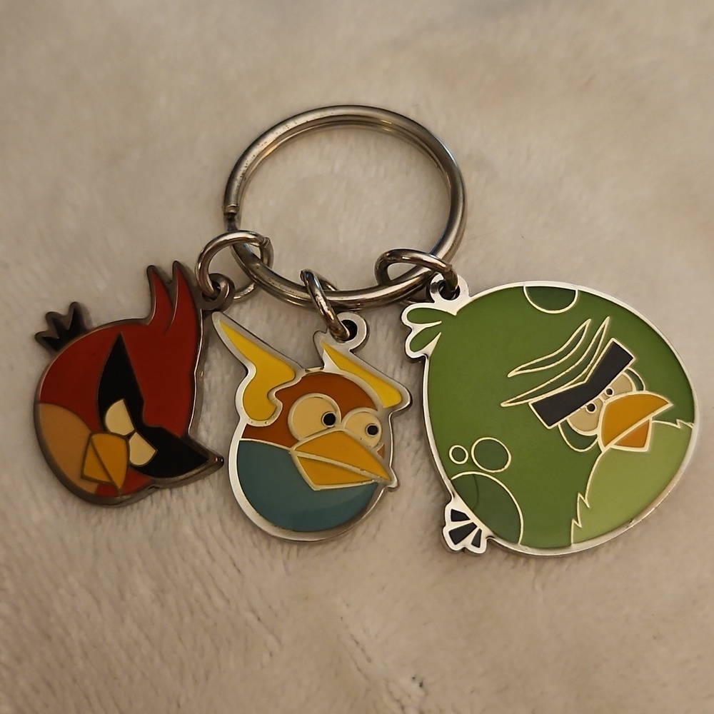 Angry Bird Charms Keyring - Picture 2 of 5